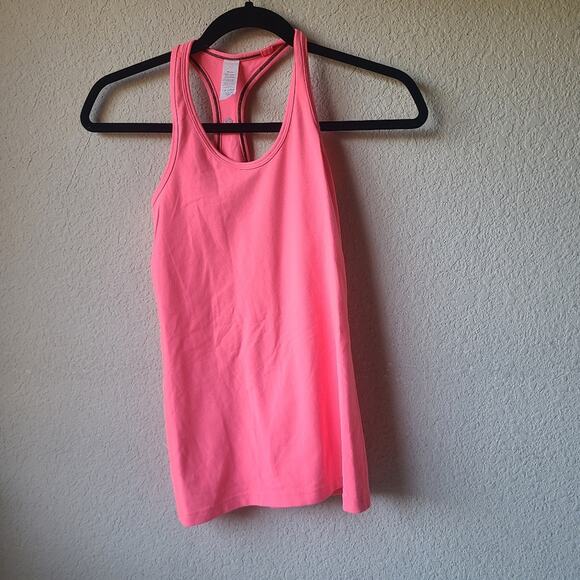 Ivivva By Lululemon Athletic Neon Coral Girls Size 12 - Picture 1 of 7